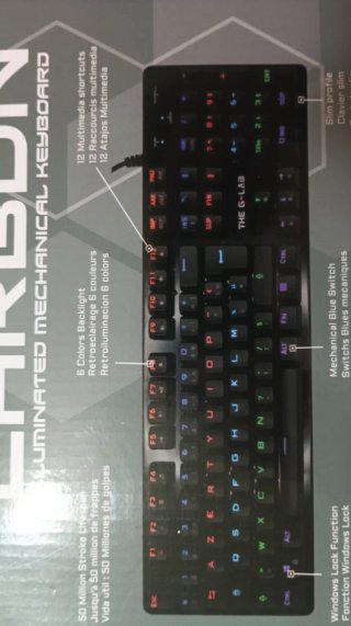 Teclado y Ratón Gaming G-LAB RGB