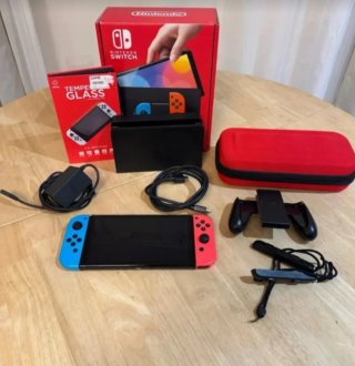 Nintendo Switch Azul/Rojo + Accesorios