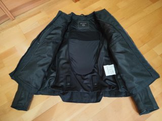 Chaqueta Harley-Davidson Cuero Negra/Roja