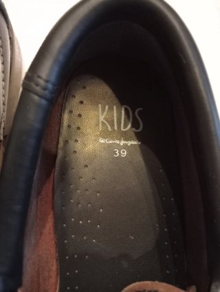 Zapatos náuticos de piel azul marino