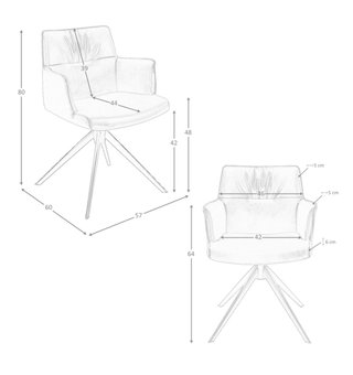 NUEVO REBAJAS! Silla comedor giratoria