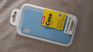 Funda Silicona ENKAY iPhone Xs Max Azul