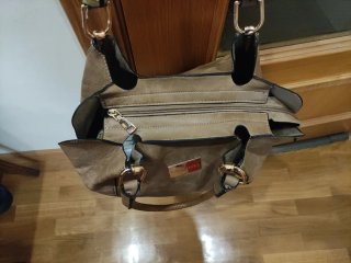 Bolso Bimba y Lola marrón y dorado