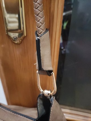 Bolso Bimba y Lola marrón y dorado