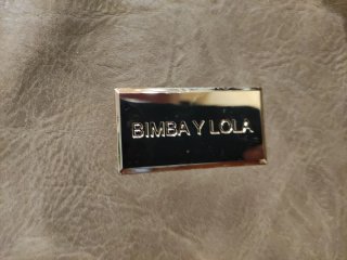 Bolso Bimba y Lola marrón y dorado