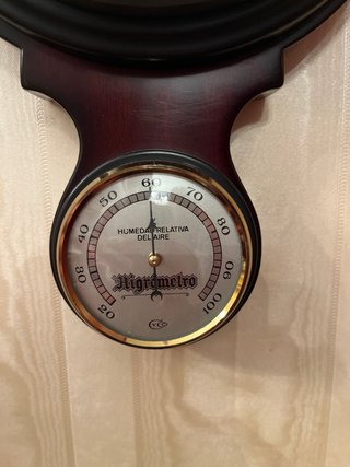 Reloj Barómetro Antiguo Vintage