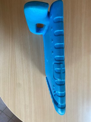 Custodia protettiva tablet blu gommoso per bambini