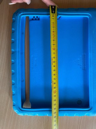 Custodia protettiva tablet blu gommoso per bambini