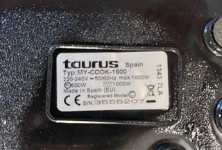 Robot Cocina Taurus Mycook 1.6