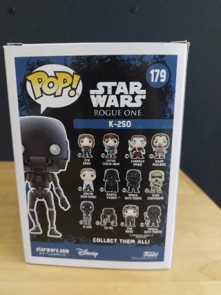 Funko pop star wars K2-SO, C3-PO, Chewbacca