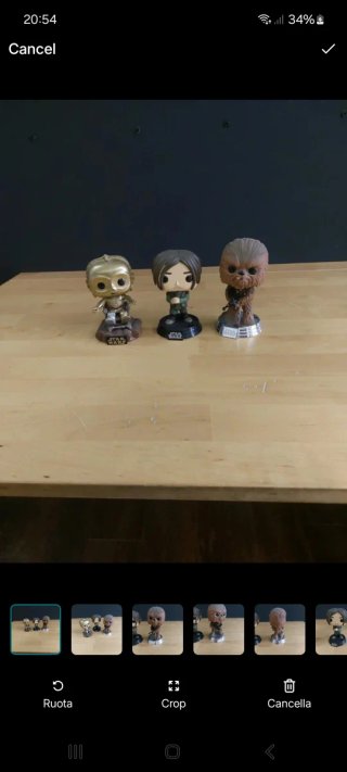 Funko pop star wars K2-SO, C3-PO, Chewbacca