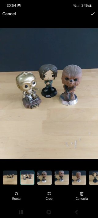Funko pop star wars K2-SO, C3-PO, Chewbacca