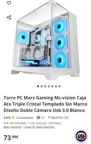 Torre PC Mars Gaming MC-Vision ATX