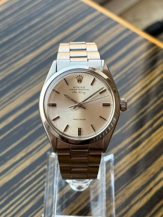 Rolex Air-King Vintage 5500 Plata 34mm