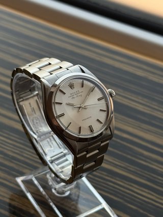 Rolex Air-King Vintage 5500 Plata 34mm