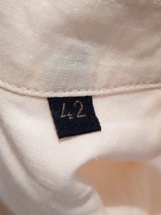 Camicia lino manica corta Seventy tasche