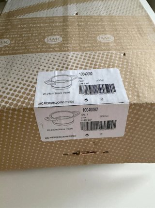 AMC  accesorio Olla vaporera 20-24 cm Acero Inoxid