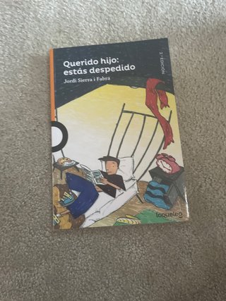 Querido hijo. Estás despedido
