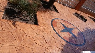 Pavimento impreso para exteriores