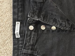 Pantalones vaqueros Zara negros Talla 38