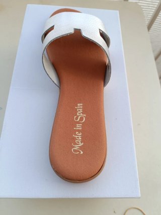 Sandalias pala plateadas T 36-41