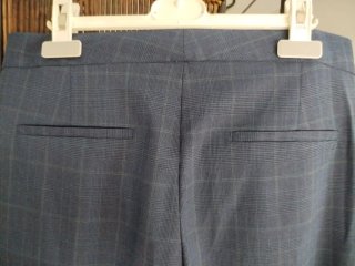 Pantalón de vestir azul ZARA T.38