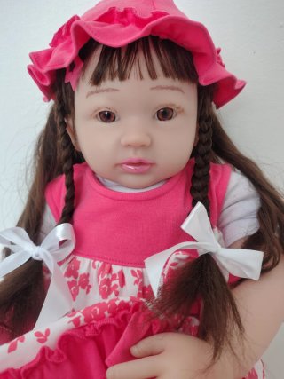 Bambola tipo Reborn 60 cm