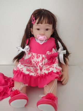 Bambola tipo Reborn 60 cm