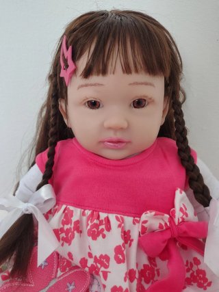 Bambola tipo Reborn 60 cm
