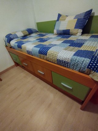 Cama nido madera con cajones
