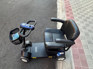 Escúter movilidad eléctrico negro/azul