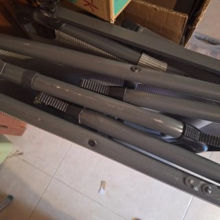 Tumbona plegable exterior 190x65x48 cm