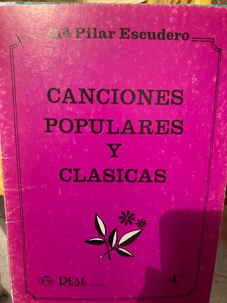Canciones Populares y Clásicas - Libro Música