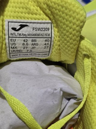Zapatillas Joma Fútbol Sala Talla 42