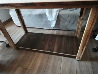 Mesa camilla de madera