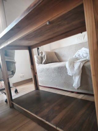 Mesa camilla de madera