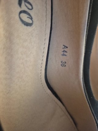 Zapatos de tacón Bello ante negro talla 36