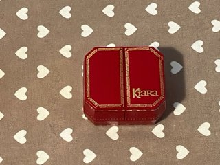 Anello Kiara in Oro Bianco con Perla e Brillantini