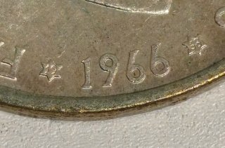 100 Pesetas España Plata 1966 *68