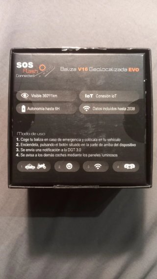 Baliza V16 Geolocalizada EVO. Homologada por DGT.