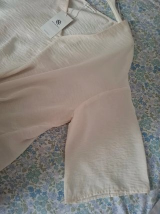 Blusa Encuentro Talla S Nudo Cintura