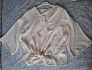 Blusa Encuentro Talla S Nudo Cintura