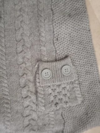 Vestido de lana mujer gris