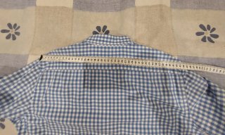 Camisa Sfera cuadros azul y blanco Talla M