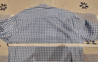 Camisa Sfera cuadros azul y blanco Talla M