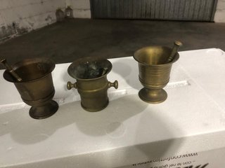 Set Mortaio e Pestello Bronzo
