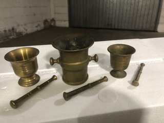 Set Mortaio e Pestello Bronzo