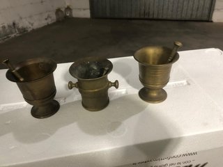 Set Mortaio e Pestello Bronzo