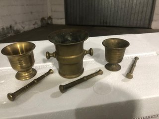 Set Mortaio e Pestello Bronzo