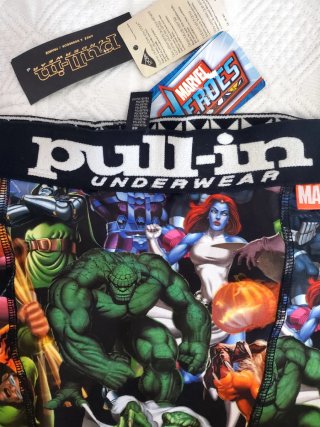 2 Calzoncillos Pull-in Underwear Marvel y Comic